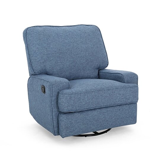 Sibyl Glider Recliner with Swivel, Traditional